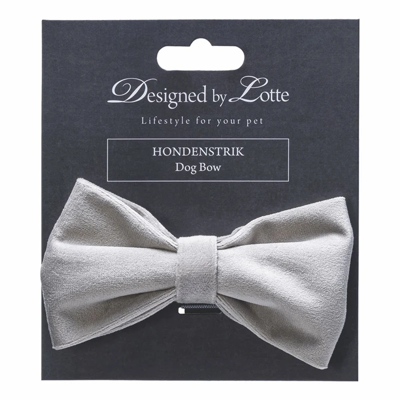 Designed by Lotte Hundeschleife ZAZA - Samt - Fliege für Halsband - Hund Katze