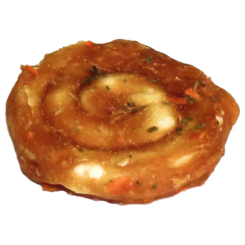 Nobby Barbecue Chicken Snail S/M - Rinderhaut Huhn Schnecke Hundesnack Kausnack