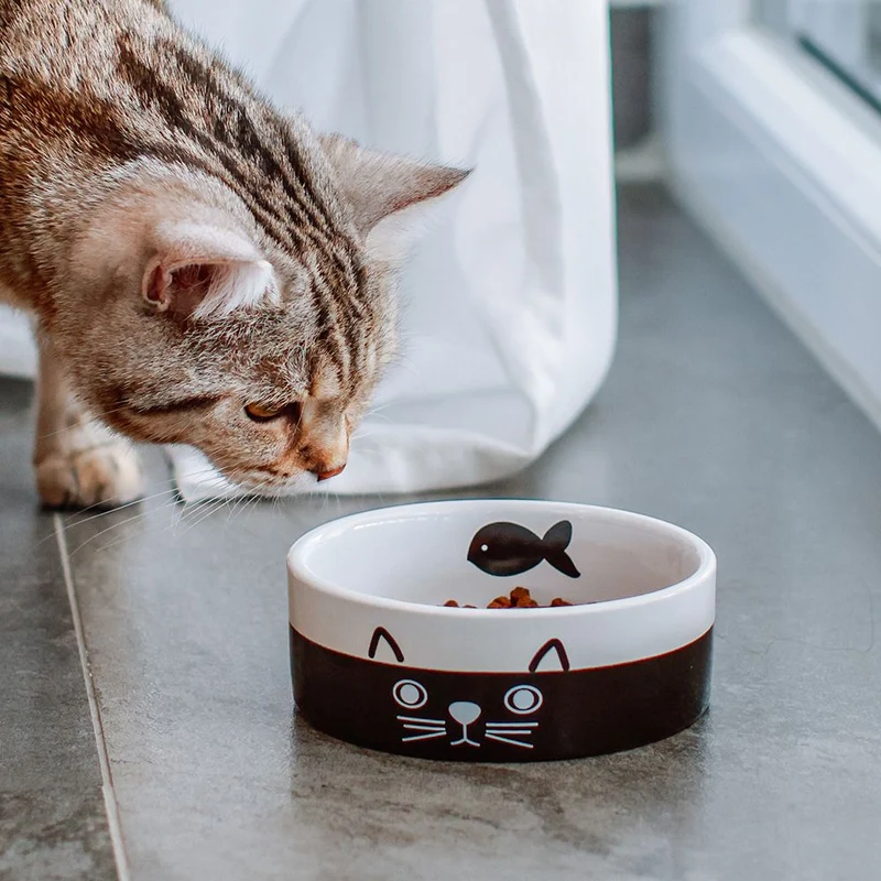 Nobby Keramik-Napf FACE für Katzen - Milchschale Futternapf Fressnapf Schale