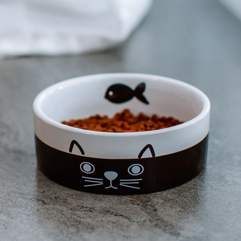 Nobby Keramik-Napf FACE für Katzen - Milchschale Futternapf Fressnapf Schale