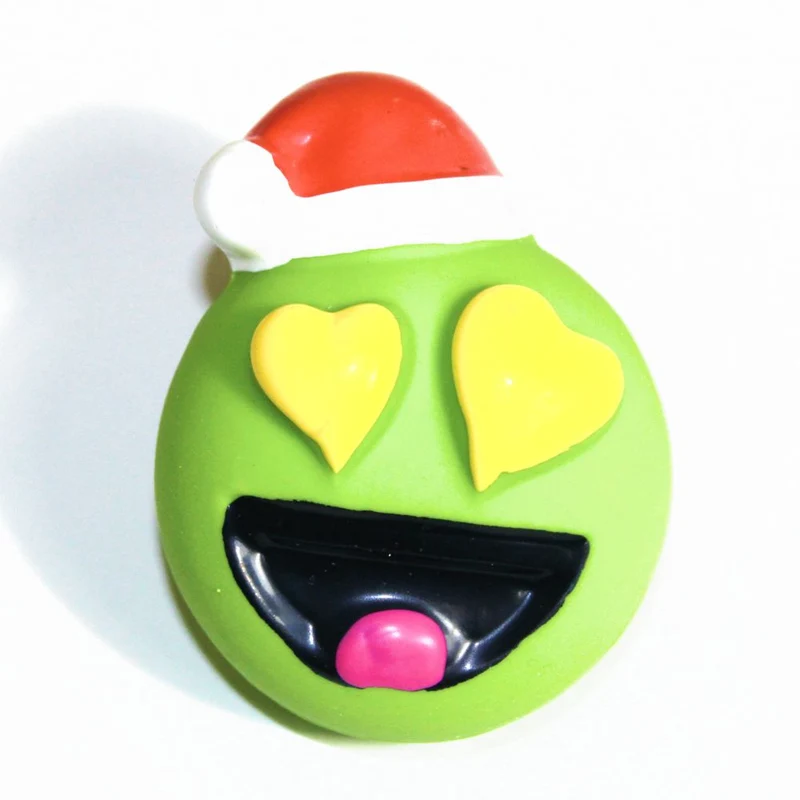 Nobby XMAS Latex Hundespielzeug SMILEY - quietscht - Apportierspiel Weihnachten