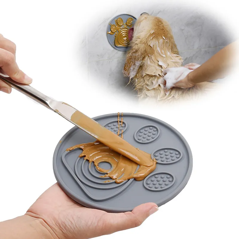 Silikon-Leckerli-Matte für Hunde – Rutschfeste Wandmatte für Den Hundebad