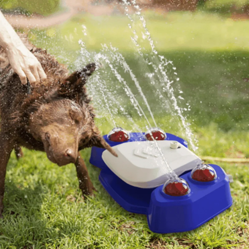 Sprinkler-Spielzeug für Haustiere – Interaktive Wasserstrahl-Dusche für Hunde