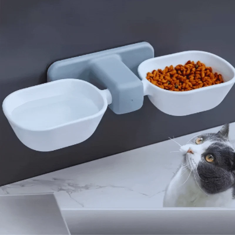 Wandhalterung Futter- und Wasserschalen für Haustiere – Platzsparend und Praktisch