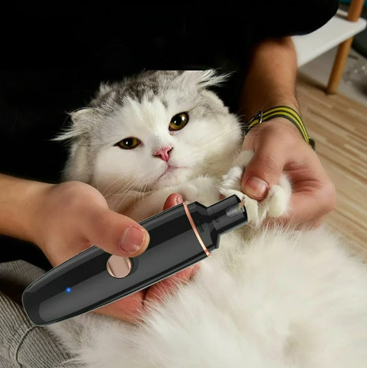Elektrischer Krallenschleifer für Hunde und Katzen – Geräuscharm mit Diamant-Schleifkopf