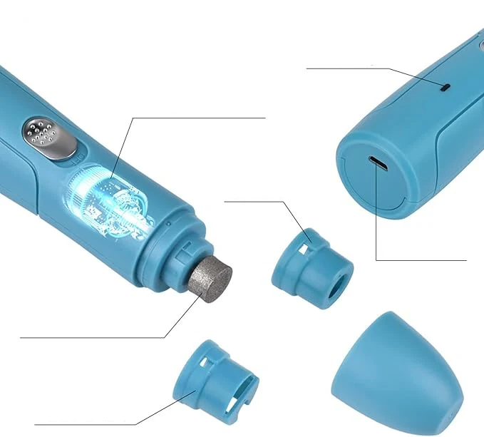 Elektrische Krallenschleifmaschine für Haustiere mit USB-Aufladung