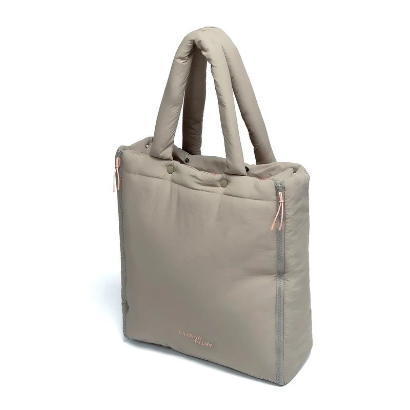 Hundereisebett AKTIV Puffer Khaki/Peach