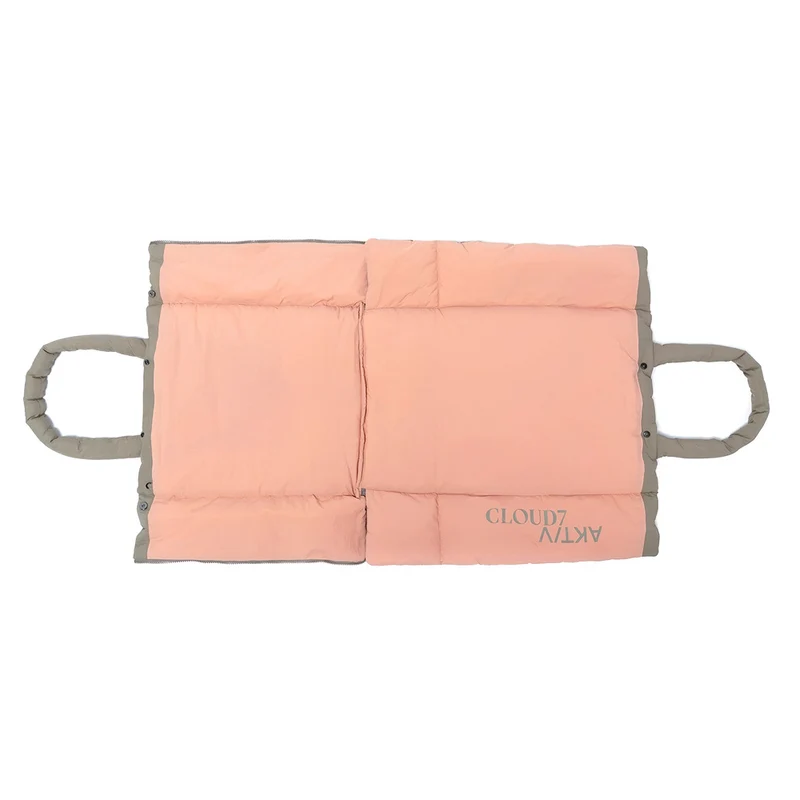 Hundereisebett AKTIV Puffer Khaki/Peach