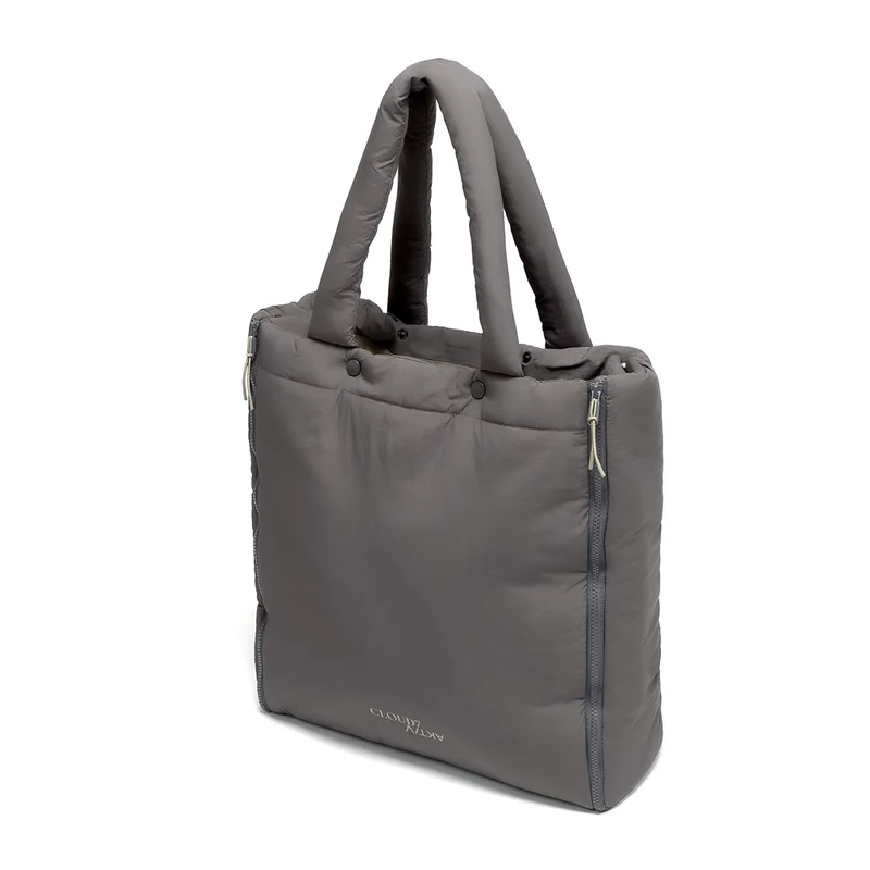 Hundereisebett & Tote Bag AKTIV Puffer Dark Grey/Khaki