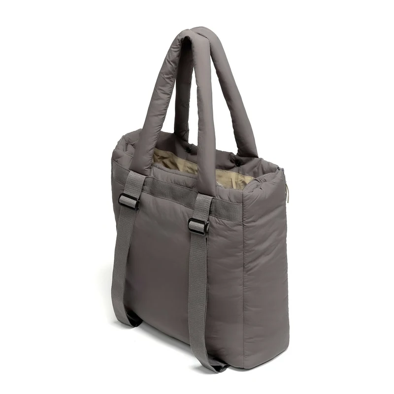 Hundereisebett & Tote Bag AKTIV Puffer Dark Grey/Khaki
