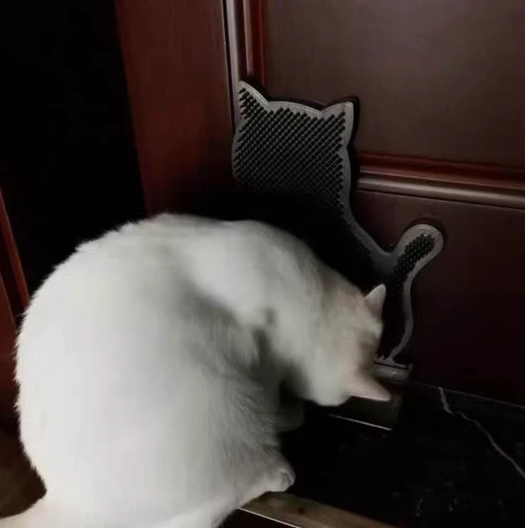 Katzenform Silikon Handtuchhalter mit Anti-Rutsch-Funktion