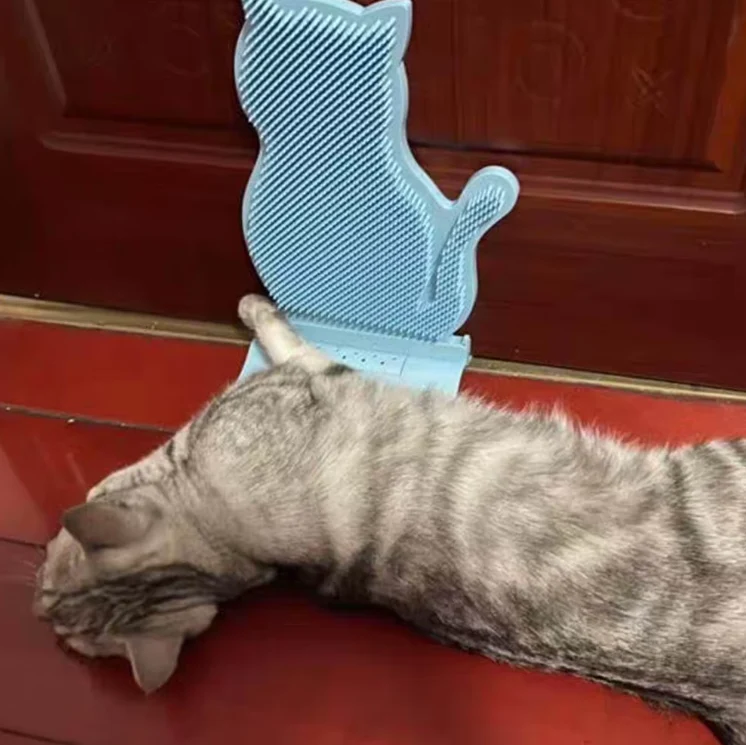 Katzenform Silikon Handtuchhalter mit Anti-Rutsch-Funktion