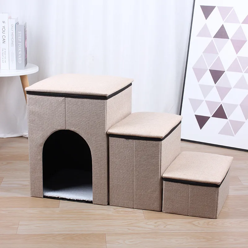 Haustier Treppe und Rampenleiter – Stabil und Zusammenklappbar, für Hunde und Katzen