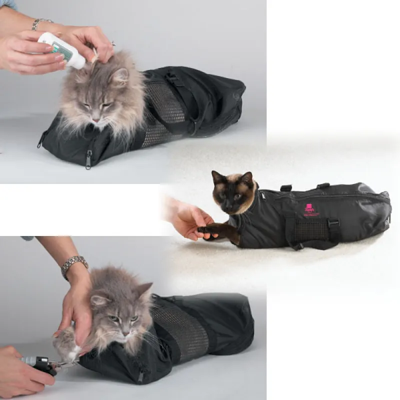 Katzenpflege-Tasche für Krallenschneiden und Pflege – Bequem und Sicher