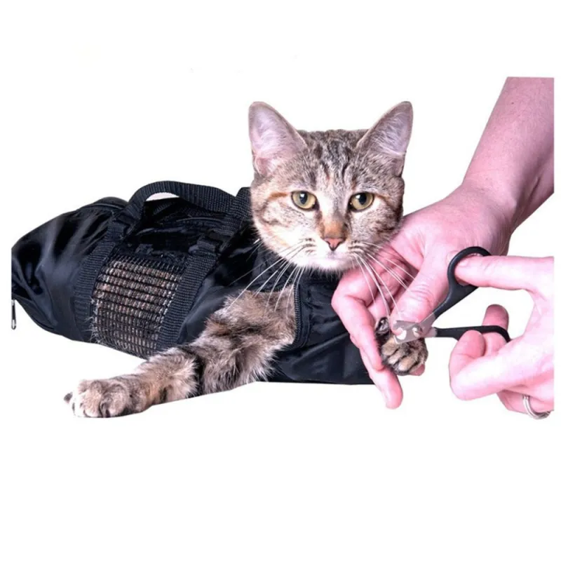 Katzenpflege-Tasche für Krallenschneiden und Pflege – Bequem und Sicher