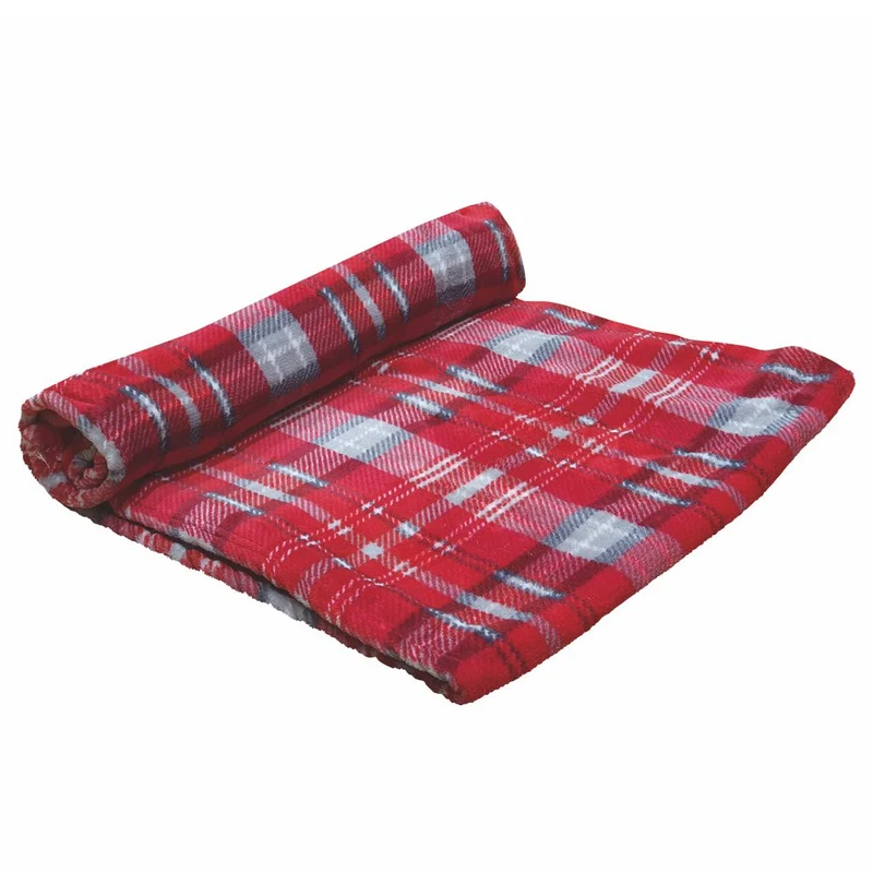 Nobby XMAS Fleecedecke KARELI - rot - M/L - Hundedecke Kuscheldecke Schutzdecke