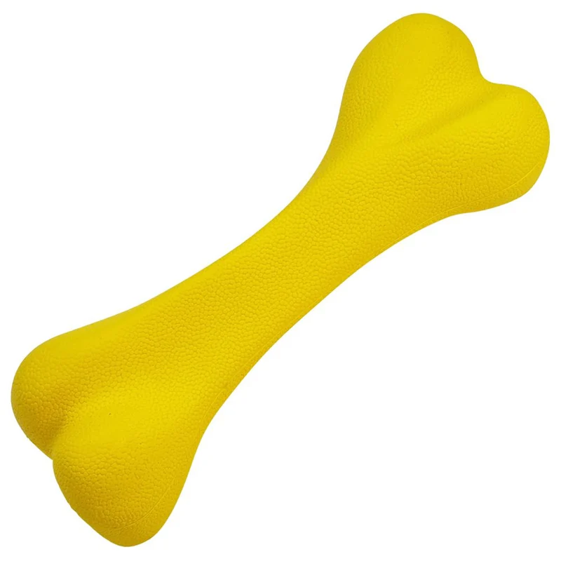 Nobby Vollgummi Knochen - flexibles Kauspielzeug - Hundespiel Zahnpflege