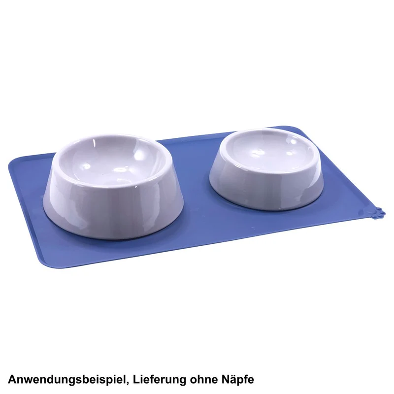 Nobby Silikon Napfunterlage CANTO - Matte für Futter/Wasser Hunde Katzen Welpen