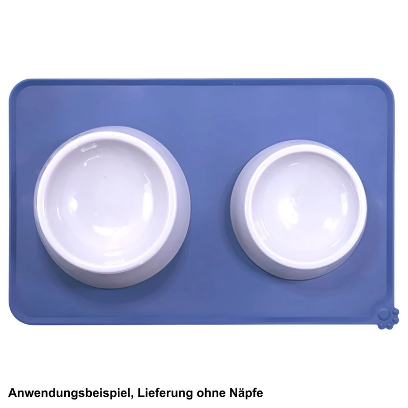 Nobby Silikon Napfunterlage CANTO - Matte für Futter/Wasser Hunde Katzen Welpen