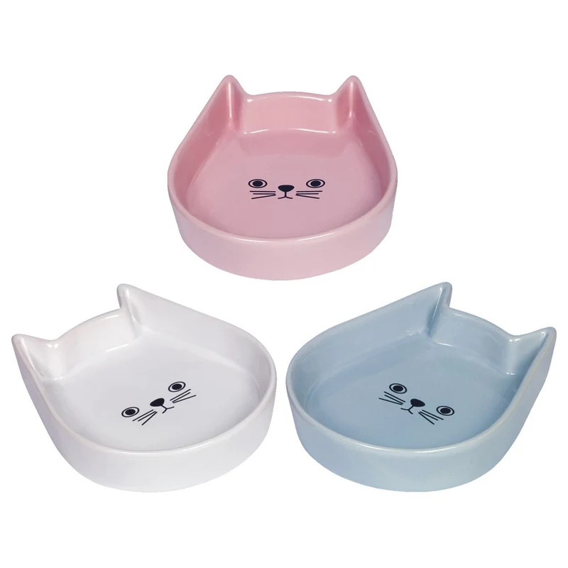 Nobby Keramik-Schale KITTY FACE für Katzen - Milchschale Futternapf Fressnapf