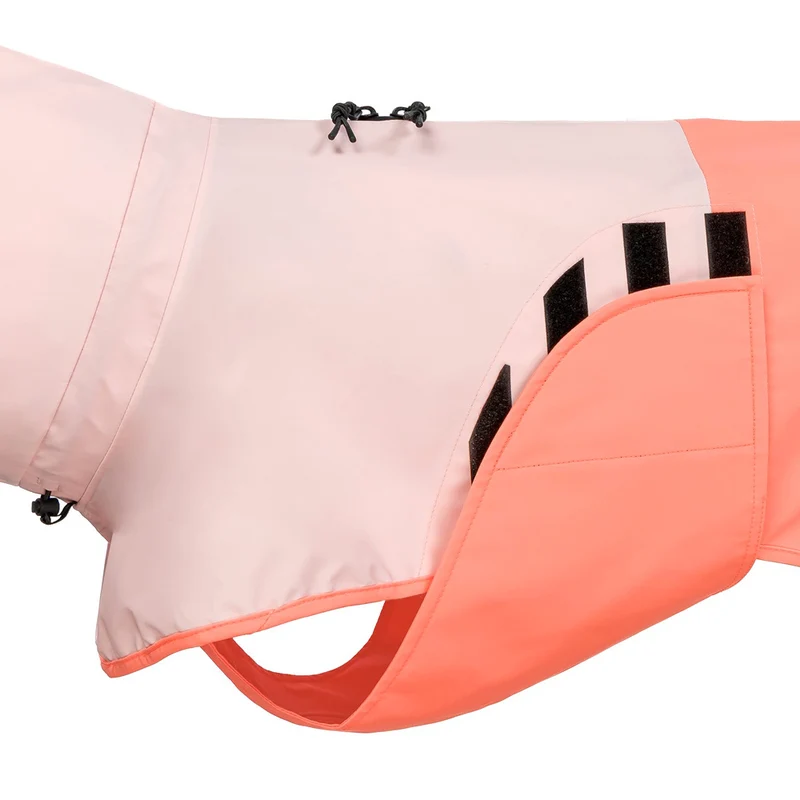 Hunderegenmantel AKTIV Peach/Neon Pink