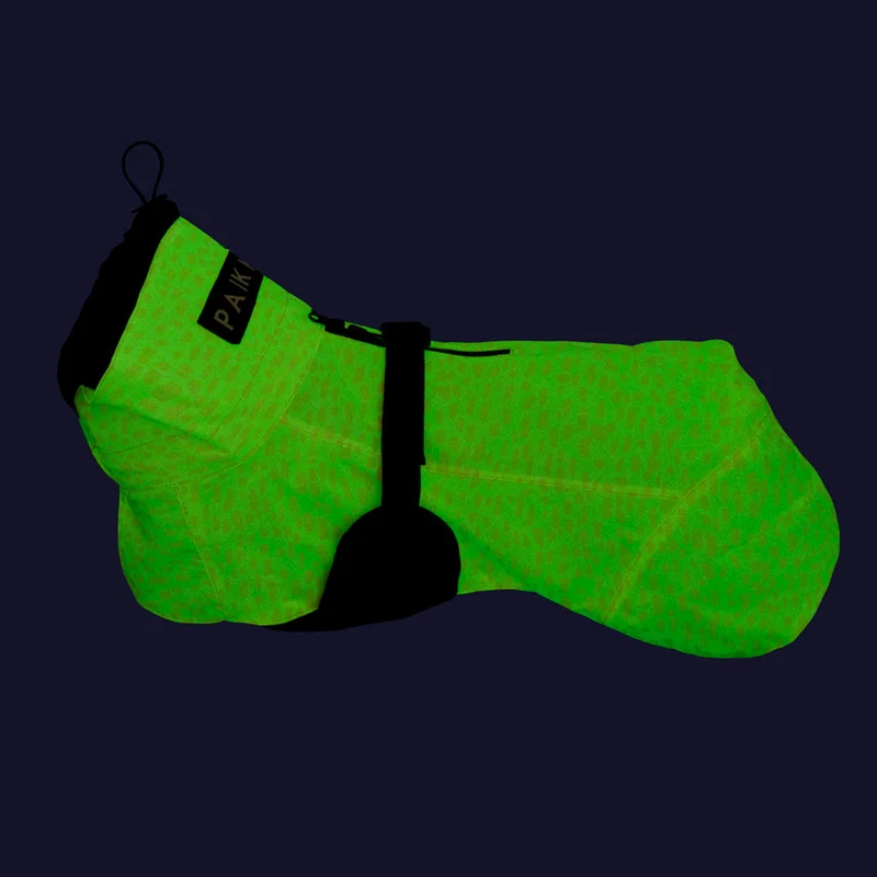 Reflektierender Hunderegenmantel 2.0, Pfirsich