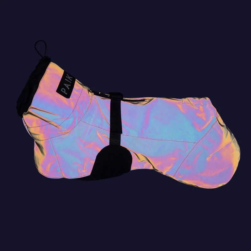 Reflektierender Hunderegenmantel 2.0, Pfirsich