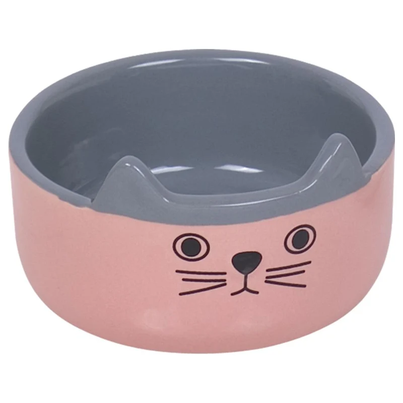 Nobby Keramik-Napf CAT FACE für Katzen - Milchschale Futternapf Fressnapf Schale