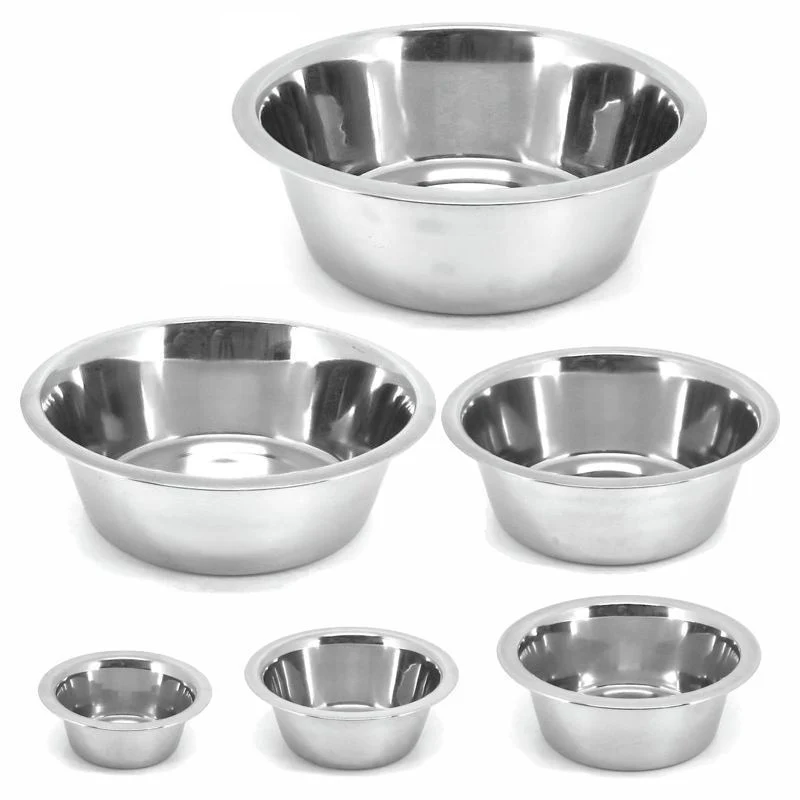 Karlie Edelstahl Napf - Hunde/Katzen - Wassernapf Fressnapf Reisenapf Futternapf