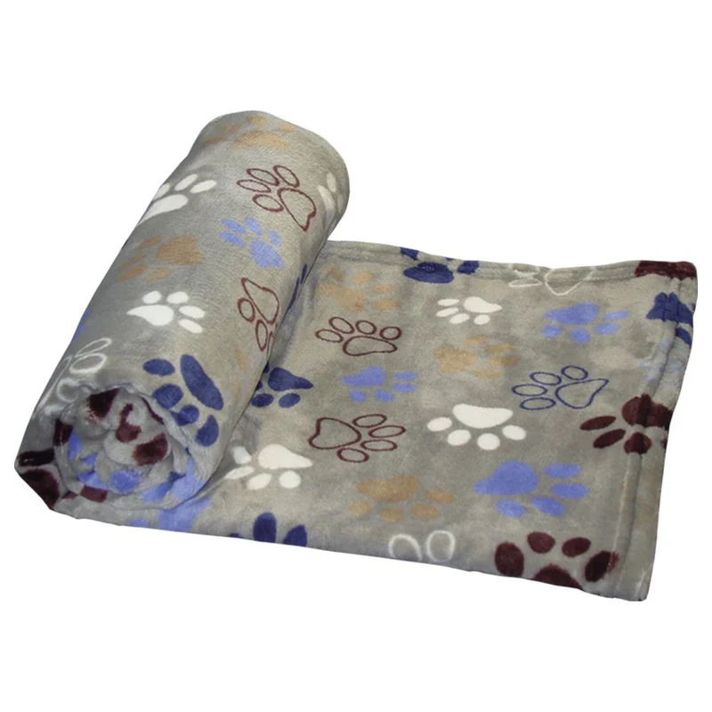 Nobby Fleecedecke LISSI hellgrau - S/M/L - Hundedecke Kuscheldecke Schutzdecke