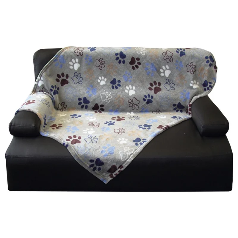 Nobby Fleecedecke LISSI hellgrau - S/M/L - Hundedecke Kuscheldecke Schutzdecke
