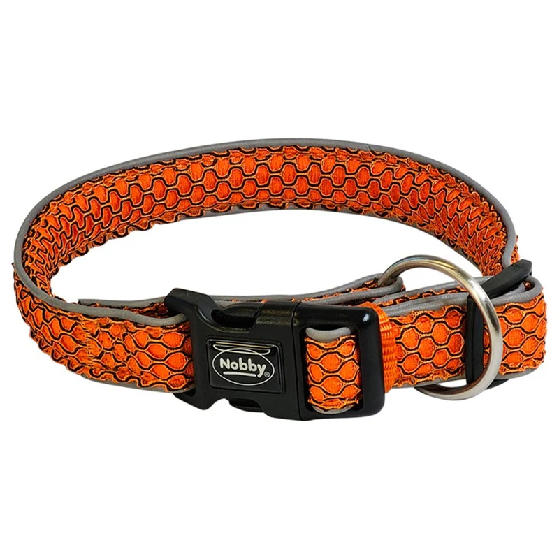Nobby Halsband MESH AIR - XS/S/M/L/XL - 6 Farben Nylon Meshgewebe Hundehalsband
