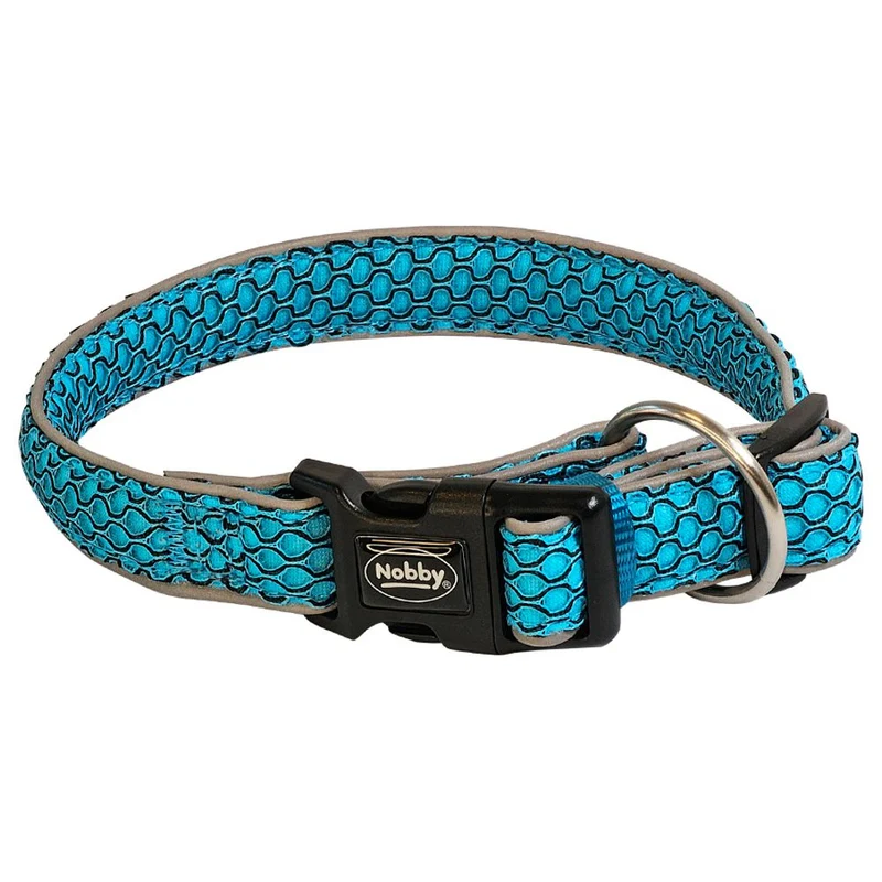 Nobby Halsband MESH AIR - XS/S/M/L/XL - 6 Farben Nylon Meshgewebe Hundehalsband