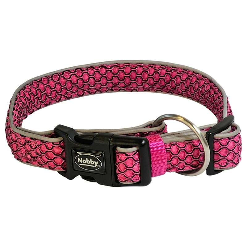 Nobby Halsband MESH AIR - XS/S/M/L/XL - 6 Farben Nylon Meshgewebe Hundehalsband