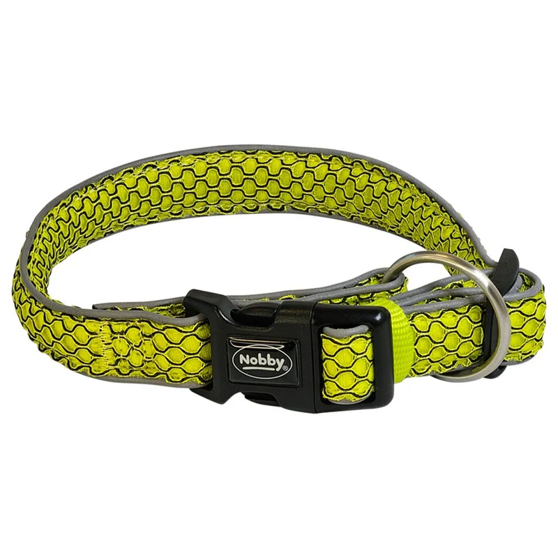 Nobby Halsband MESH AIR - XS/S/M/L/XL - 6 Farben Nylon Meshgewebe Hundehalsband