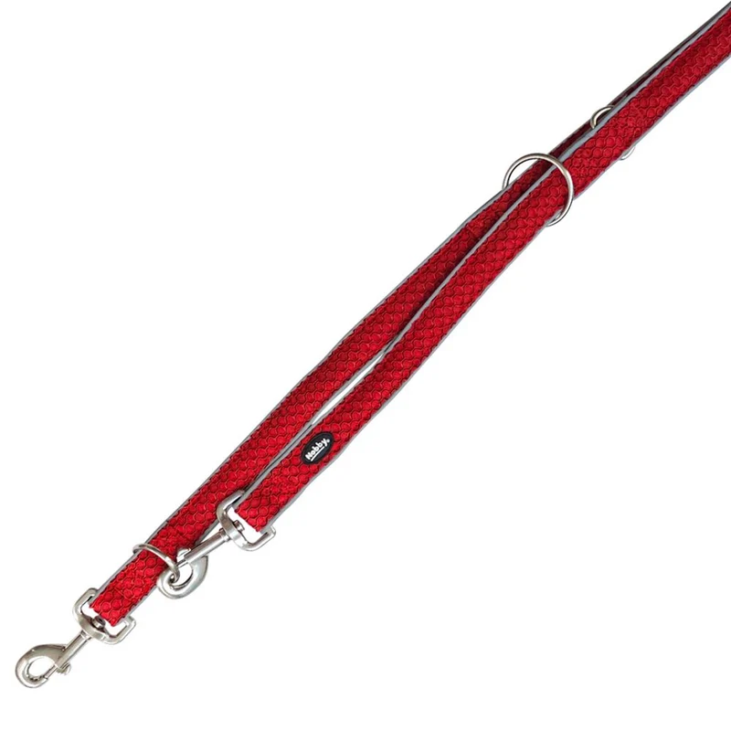 Nobby Führleine MESH AIR 200 cm - 20/25/32 mm breit Nylon Meshgewebe Hundeleine