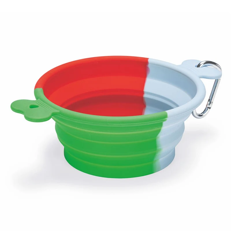 Beeztees faltbarer Silikon-Reisenapf RUA 750 ml Futternapf Wassernapf Fressnapf