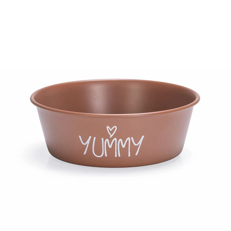 Beeztees Edelstahl-Fressnapf YUMMY - Futternapf Hundenapf Wassernapf Welpennapf