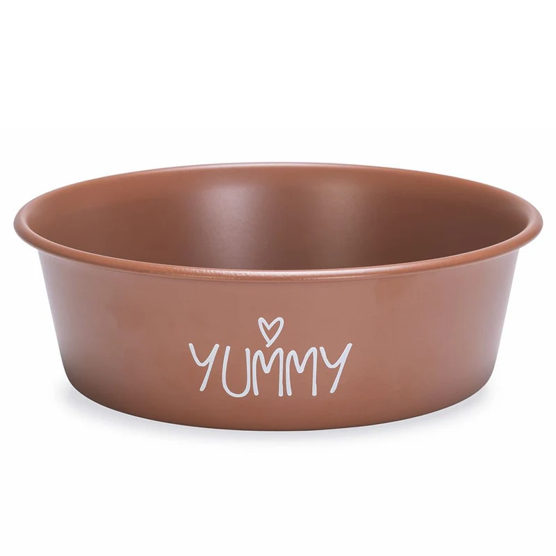 Beeztees Edelstahl-Fressnapf YUMMY - Futternapf Hundenapf Wassernapf Welpennapf