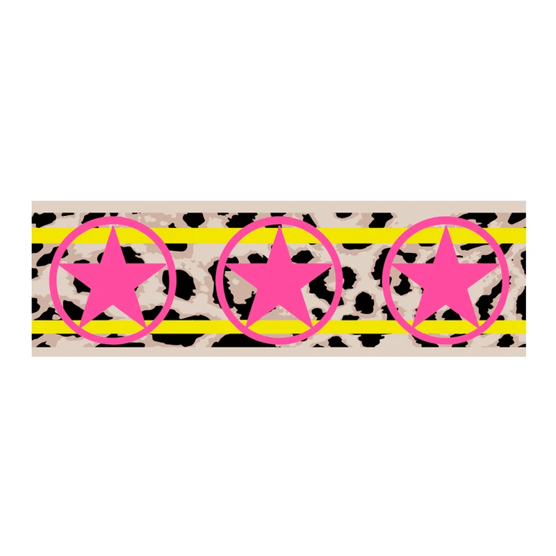 Hundehalsband Leopard Pink Star Ibiza