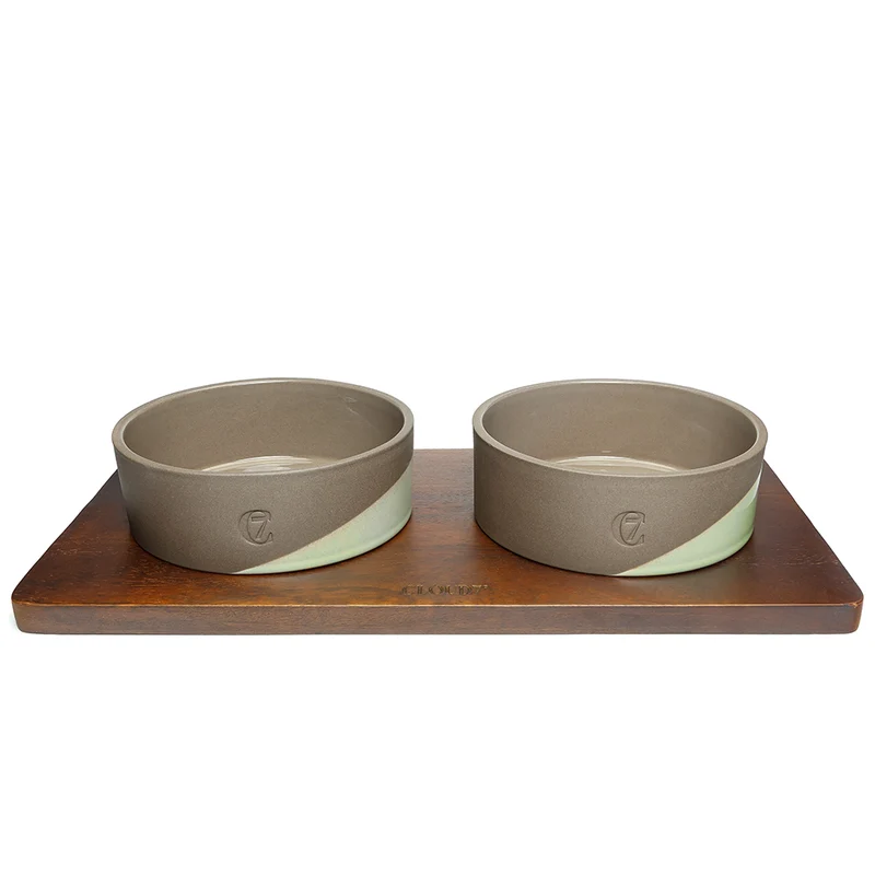 Hundenapf Mauro Keramik, Mud-Jade