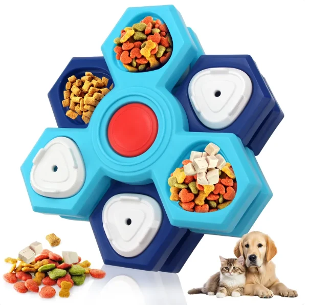 Interaktives Hundespielzeug – Puzzle Futterspielzeug zur Geistigen Stimulation und Förderung Der Verdauung