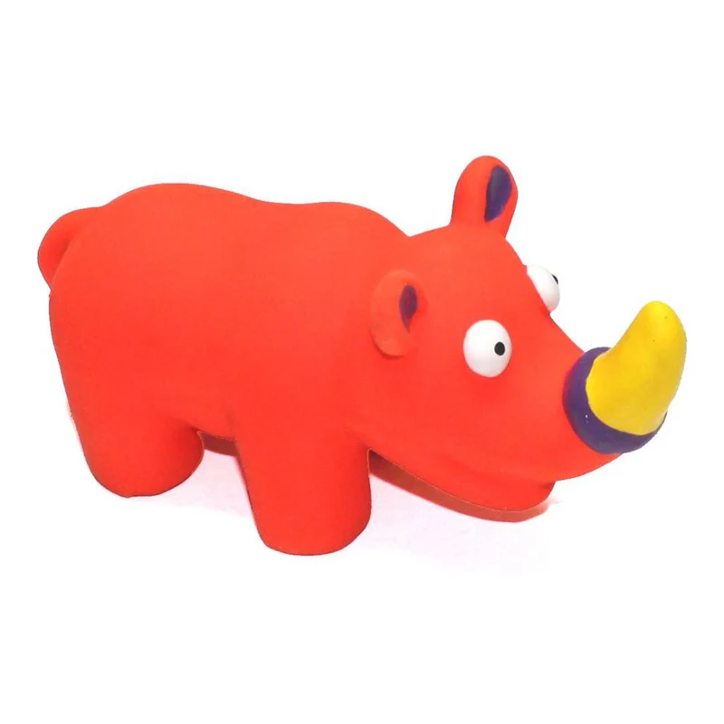 Nobby Latex Hundespielzeug - bunte Tierfiguren - Spielfigur für Hund - quitscht