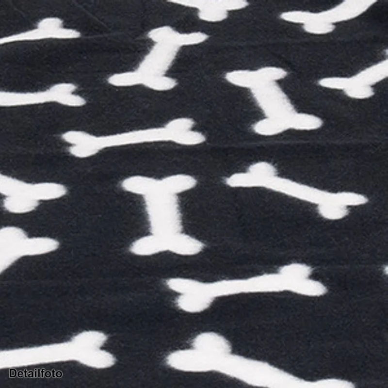 Karlie Hunde Fleecedecke schwarz/braun/grau Hundedecke Kuscheldecke Schutzdecke