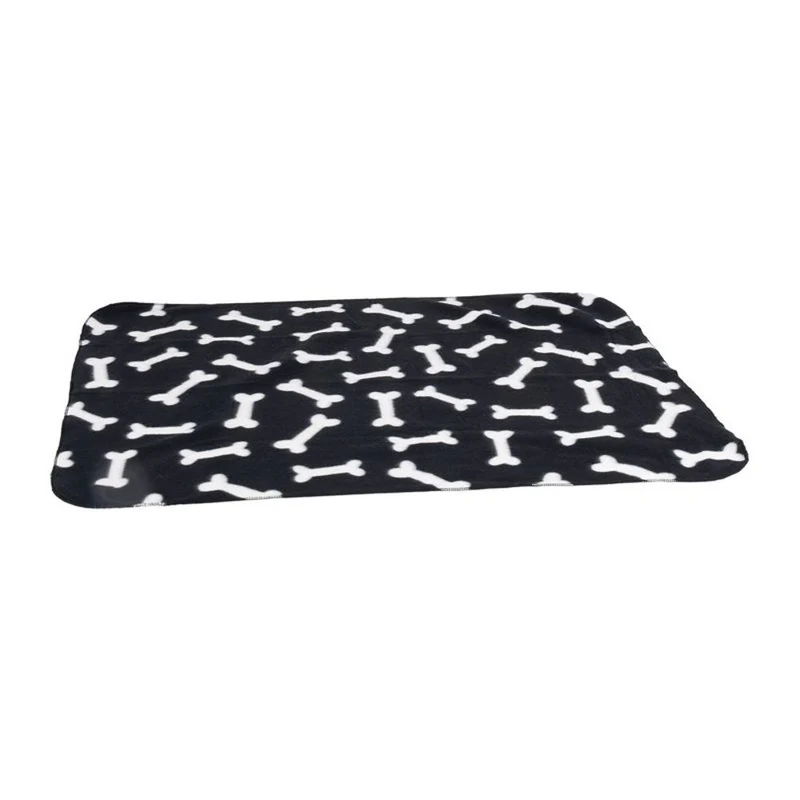 Karlie Hunde Fleecedecke schwarz/braun/grau Hundedecke Kuscheldecke Schutzdecke