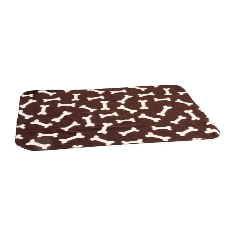 Karlie Hunde Fleecedecke schwarz/braun/grau Hundedecke Kuscheldecke Schutzdecke