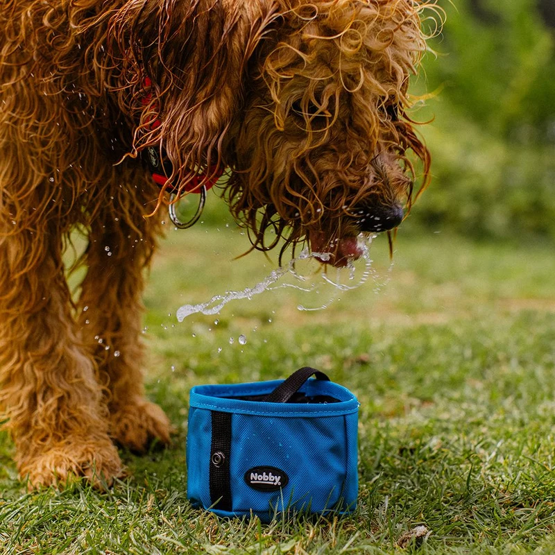 Nobby Reisenapf RIO - faltbar - 0,5 + 1,0 L - Futternapf Hundenapf Wassernapf