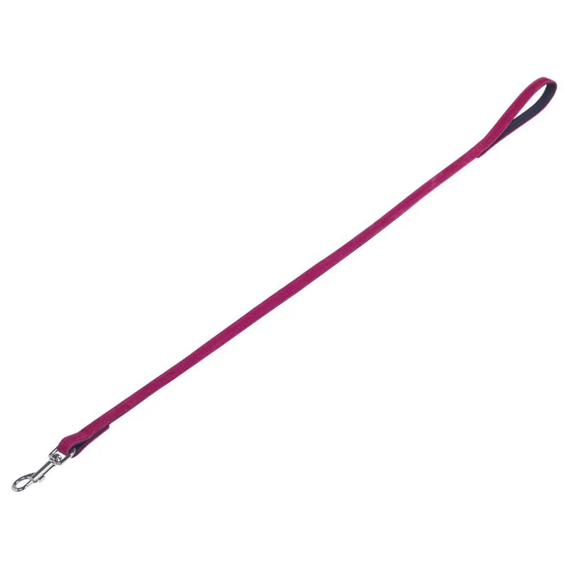 Nobby Leder Leine VELOURS 14 + 18 mm breit Nappaleder Hundeleine Leine Hund