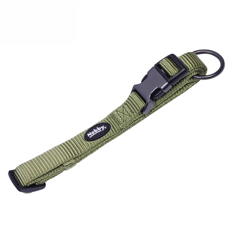 Nobby Halsband CLASSIC COMFORT - XS-S/S-M/M-L - alle Farben Nylon Hundehalsband