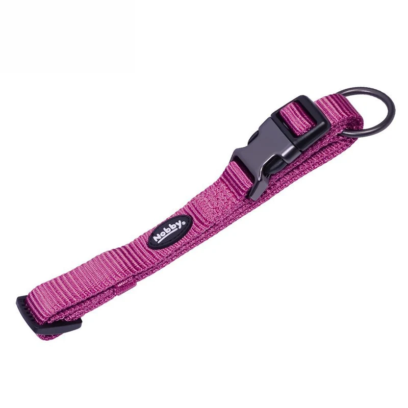 Nobby Halsband CLASSIC COMFORT - XS-S/S-M/M-L - alle Farben Nylon Hundehalsband